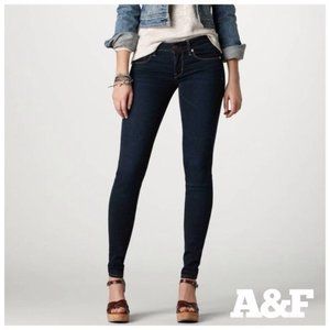 A&F Super Skinny Low Rise Jeans